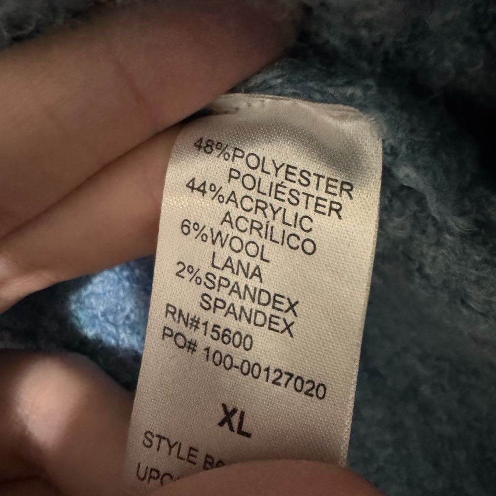 NWT Democracy Wide Sleeve Sweater Size XL - Picture 4 of 5